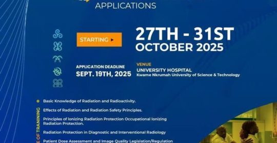 Ghana Events – Radiation Protection and Safety in Medical Radiological Applications Ghana Events – Radiation Protection and Safety in Medical Radiological Applications