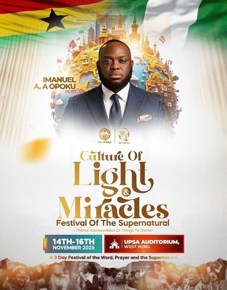 Ghana Events – CULTURE OF LIGHT & MIRACLES (Festival Of The Supernatural) Ghana Events – CULTURE OF LIGHT & MIRACLES (Festival Of The Supernatural)