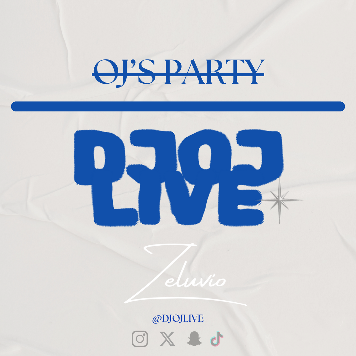 Ghana Events – OJ’s PARTY (DJ OJ LIVE) POWERED BY ZELUVIO Ghana Events – OJ’s PARTY (DJ OJ LIVE) POWERED BY ZELUVIO