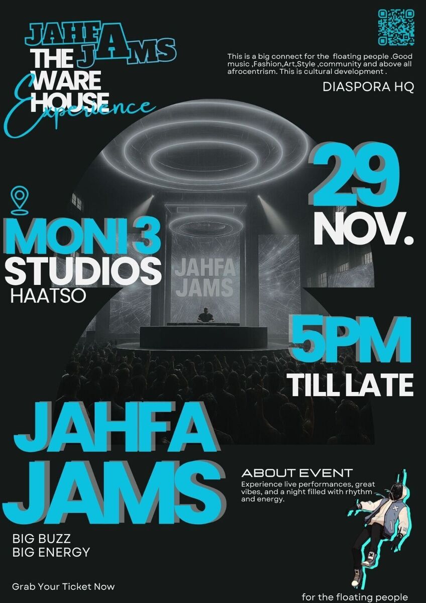 Ghana Events – JAHFA JAMS ( WAREHOUSE EXPERIENCE) Ghana Events – JAHFA JAMS ( WAREHOUSE EXPERIENCE)