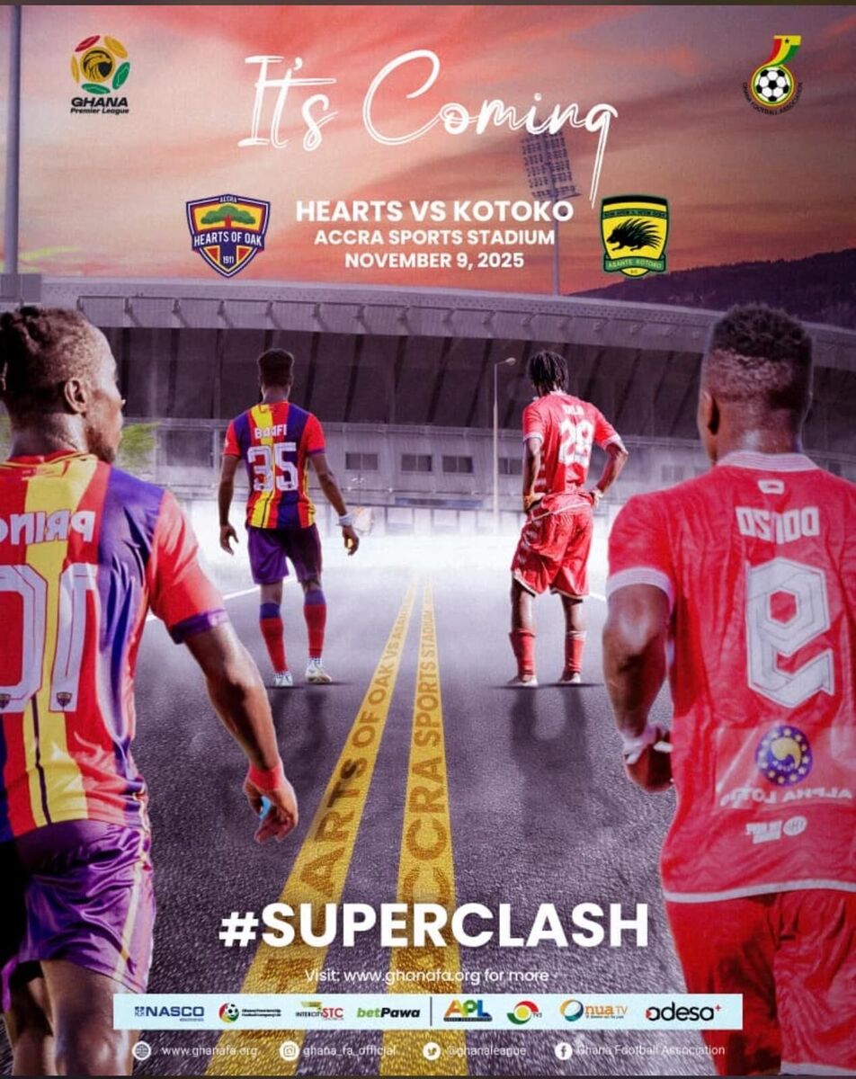 Ghana Events – Hearts vs Kotoko – Super Clash Ghana Events – Hearts vs Kotoko – Super Clash