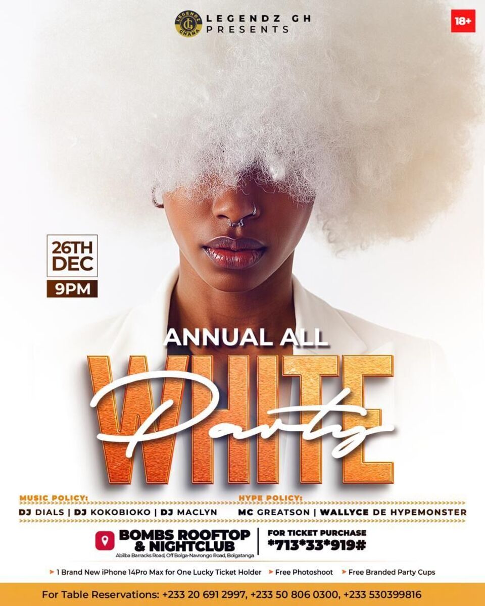 Ghana Events – Annual All White Party Ghana Events – Annual All White Party