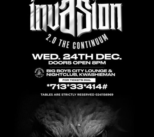 Ghana Events – ALL BLACK INVASION 2.0 THE CONTINUUM Ghana Events – ALL BLACK INVASION 2.0 THE CONTINUUM