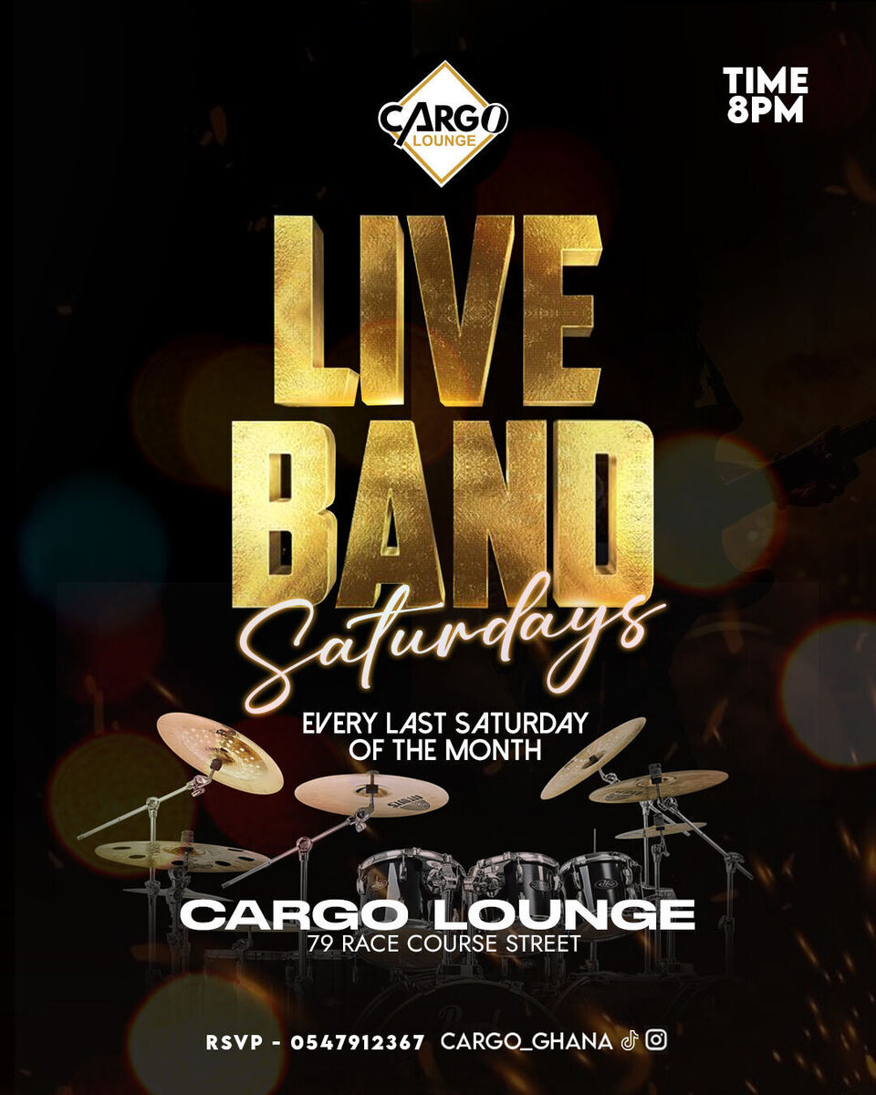 Ghana Events – LIVE BAND @ Cargo Lounge Ghana Events – LIVE BAND @ Cargo Lounge