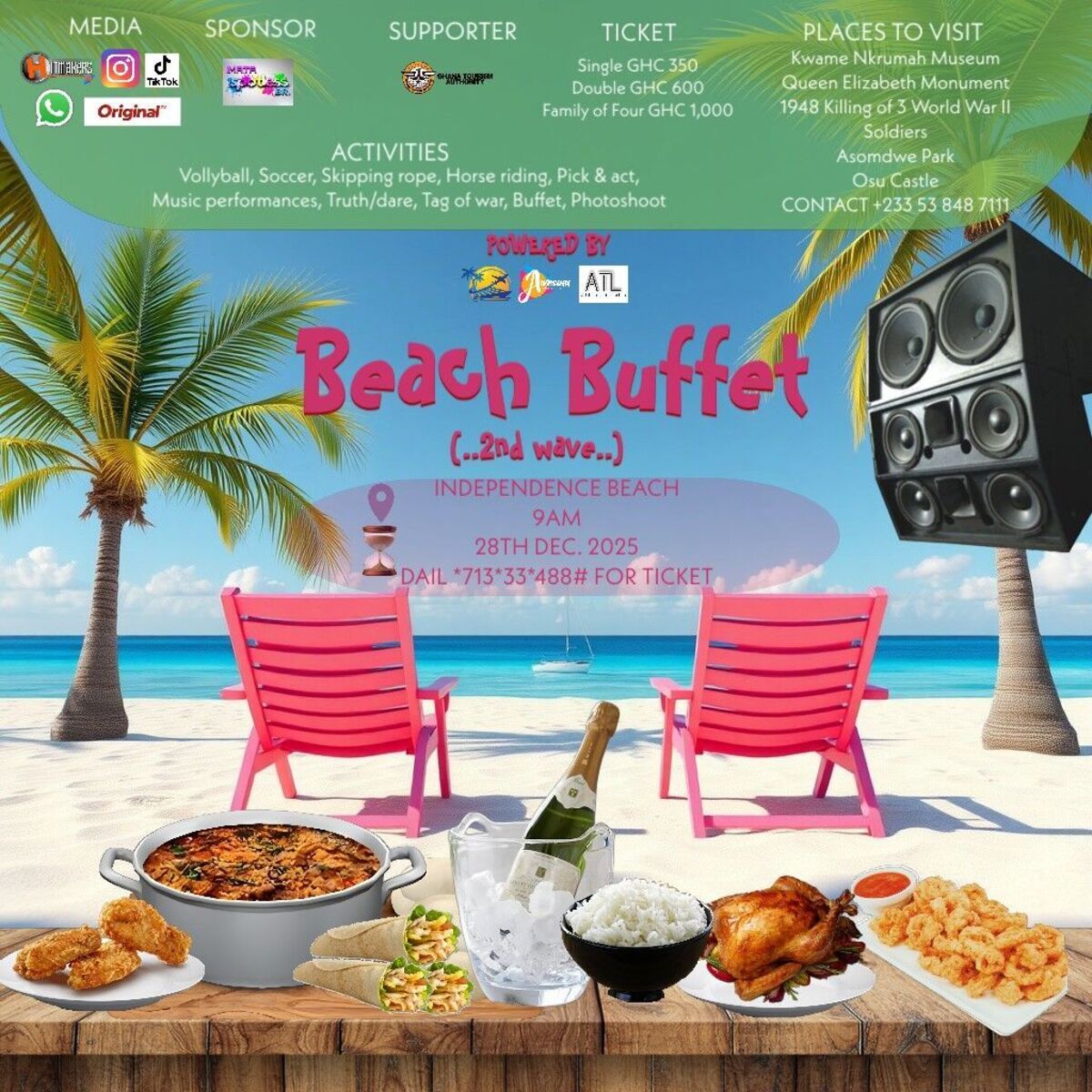 Ghana Events – Beach Buffet (2nd wave) Ghana Events – Beach Buffet (2nd wave)