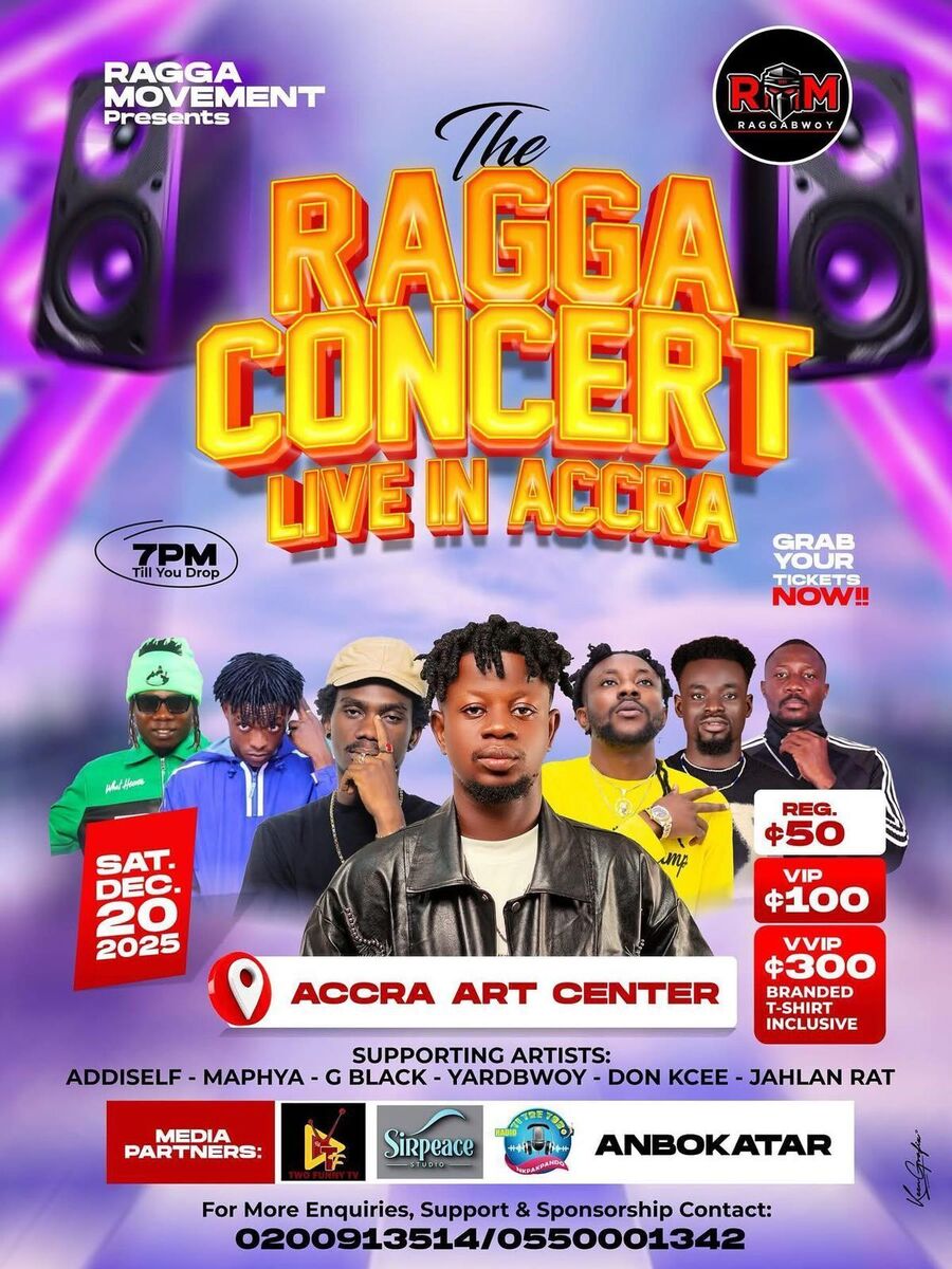 Ghana Events – The Ragga Concert Live in Accra Ghana Events – The Ragga Concert Live in Accra