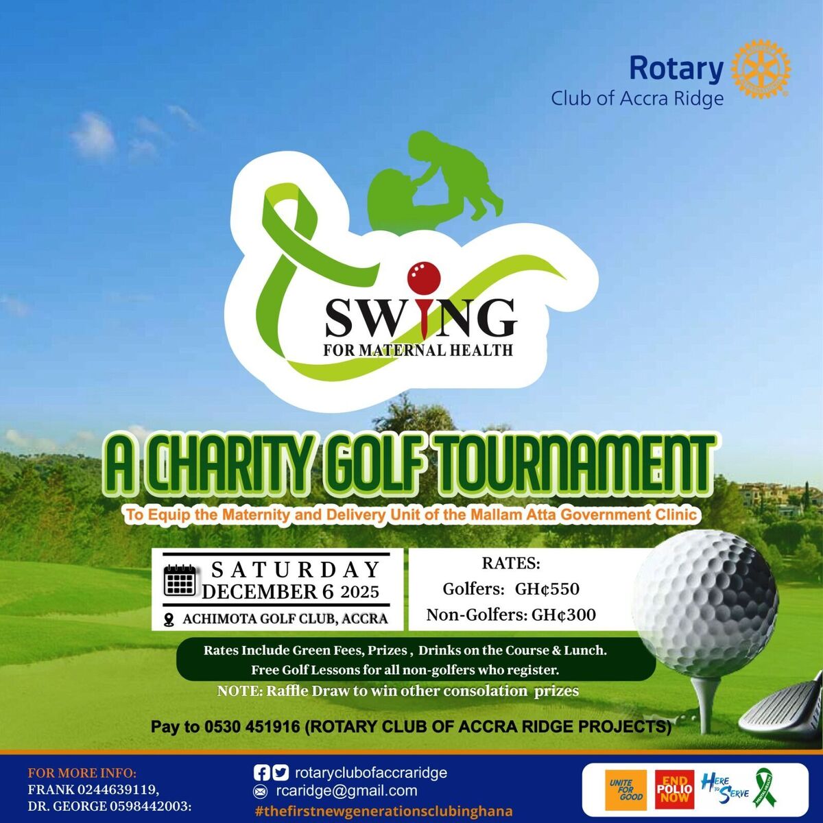 Ghana Events – SWING FOR MATERNAL HEALTH Ghana Events – SWING FOR MATERNAL HEALTH