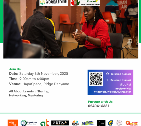 Ghana Events – Barcamp Kumasi 2025 Ghana Events – Barcamp Kumasi 2025