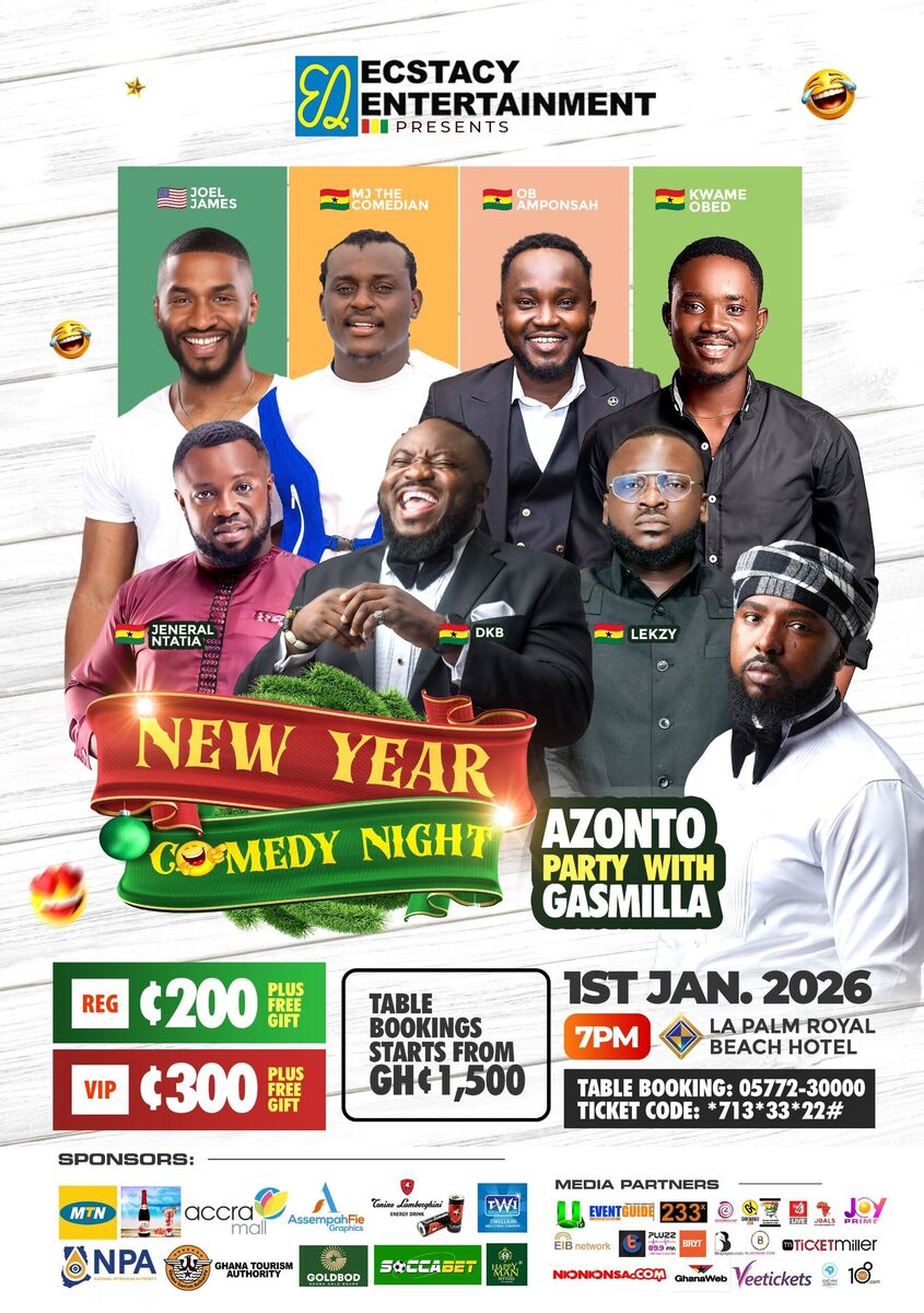 Ghana Events – New Year Comedy Night Ghana Events – New Year Comedy Night