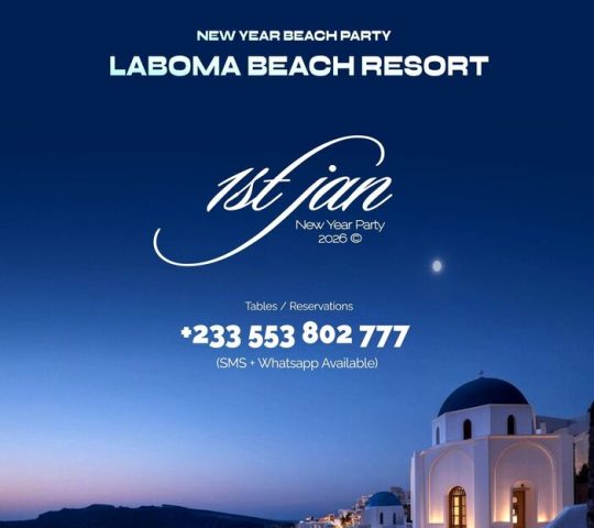 Ghana Events – 001 NEW YEAR BEACH PARTY Ghana Events – 001 NEW YEAR BEACH PARTY