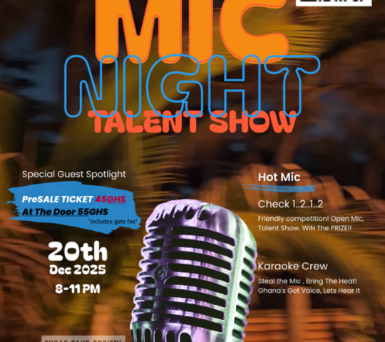 Ghana Events – Open Mic Night by the Sea Ghana Events – Open Mic Night by the Sea