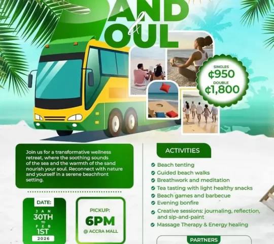 Ghana Events – Sea,Sand & Soul Ghana Events – Sea,Sand & Soul