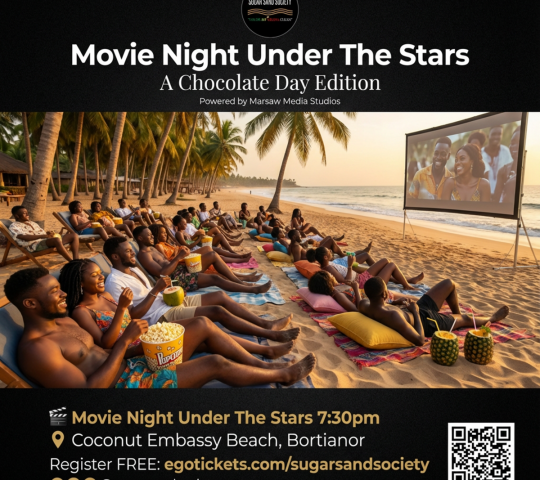 Ghana Events – Beach Side Movie Night Under The Stars Ghana Events – Beach Side Movie Night Under The Stars