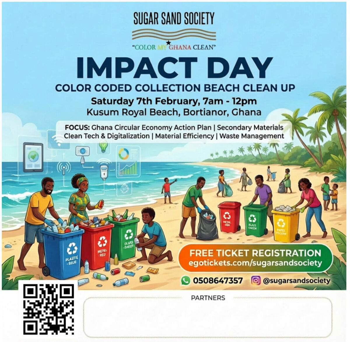 Ghana Events – Color Coded Collection Beach Clean Up Ghana Events – Color Coded Collection Beach Clean Up