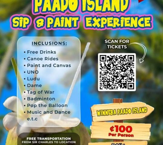 Ghana Events – PAADO iSLAND EXPERiENCE (SiP &PAiNT) Ghana Events – PAADO iSLAND EXPERiENCE (SiP &PAiNT)