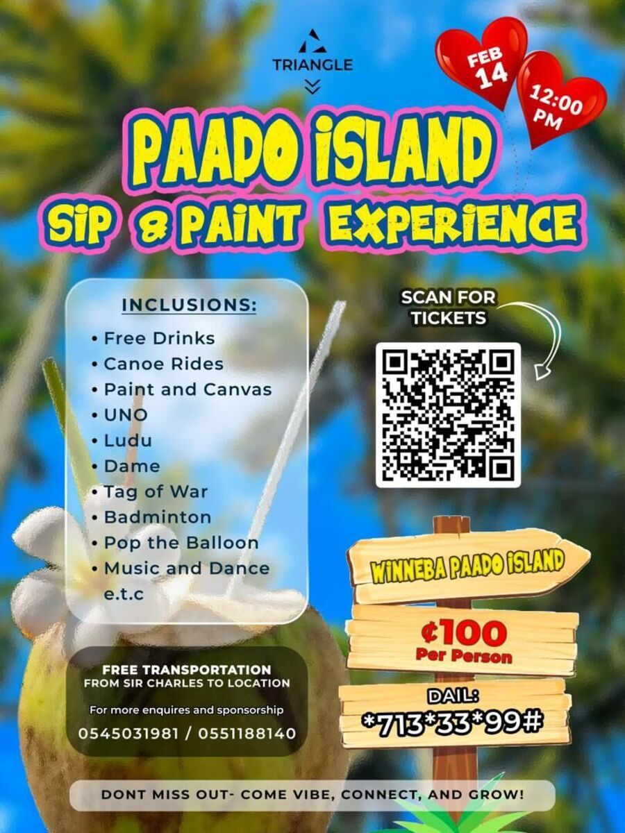 Ghana Events – PAADO iSLAND EXPERiENCE (SiP &PAiNT) Ghana Events – PAADO iSLAND EXPERiENCE (SiP &PAiNT)