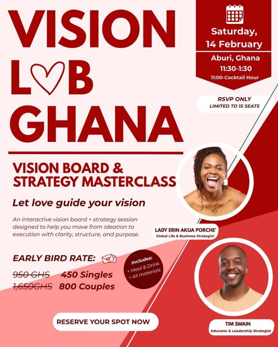Ghana Events – Vision Lab Ghana – Visionboard Strategy Masterclass Ghana Events – Vision Lab Ghana – Visionboard Strategy Masterclass