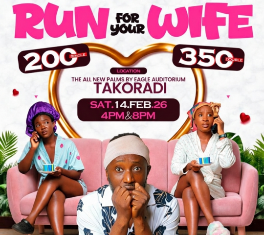 Ghana Events – Run For Your Wife | A Valentine’s Day Comedy Play at Tadi Lovefest Ghana Events – Run For Your Wife | A Valentine’s Day Comedy Play at Tadi Lovefest