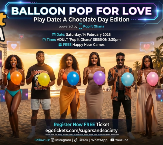 Ghana Events – Balloon Pop or Love : Chocolate Day Edition Ghana Events – Balloon Pop or Love : Chocolate Day Edition