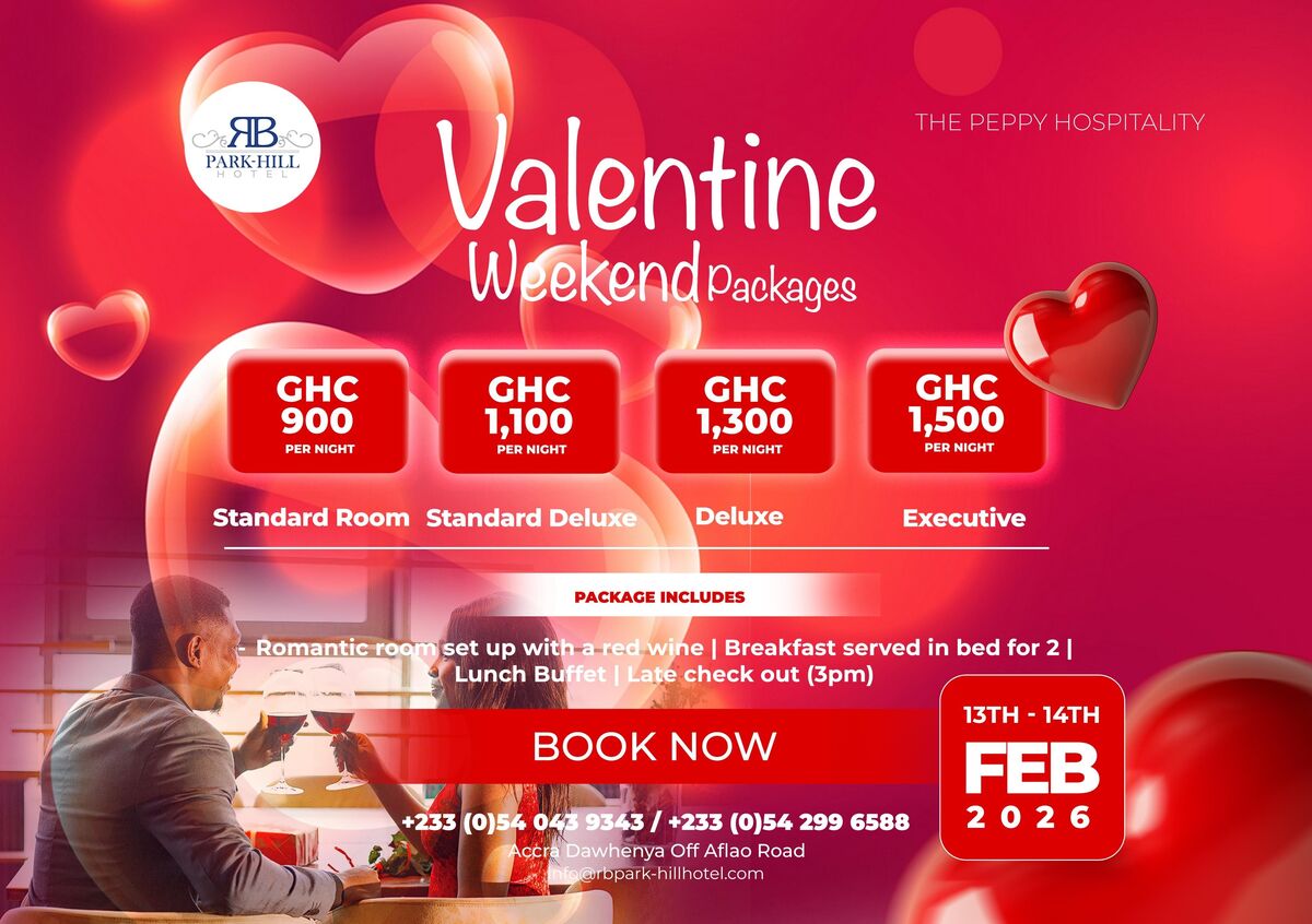 Ghana Events – RB Parkhill Valentine Package Ghana Events – RB Parkhill Valentine Package