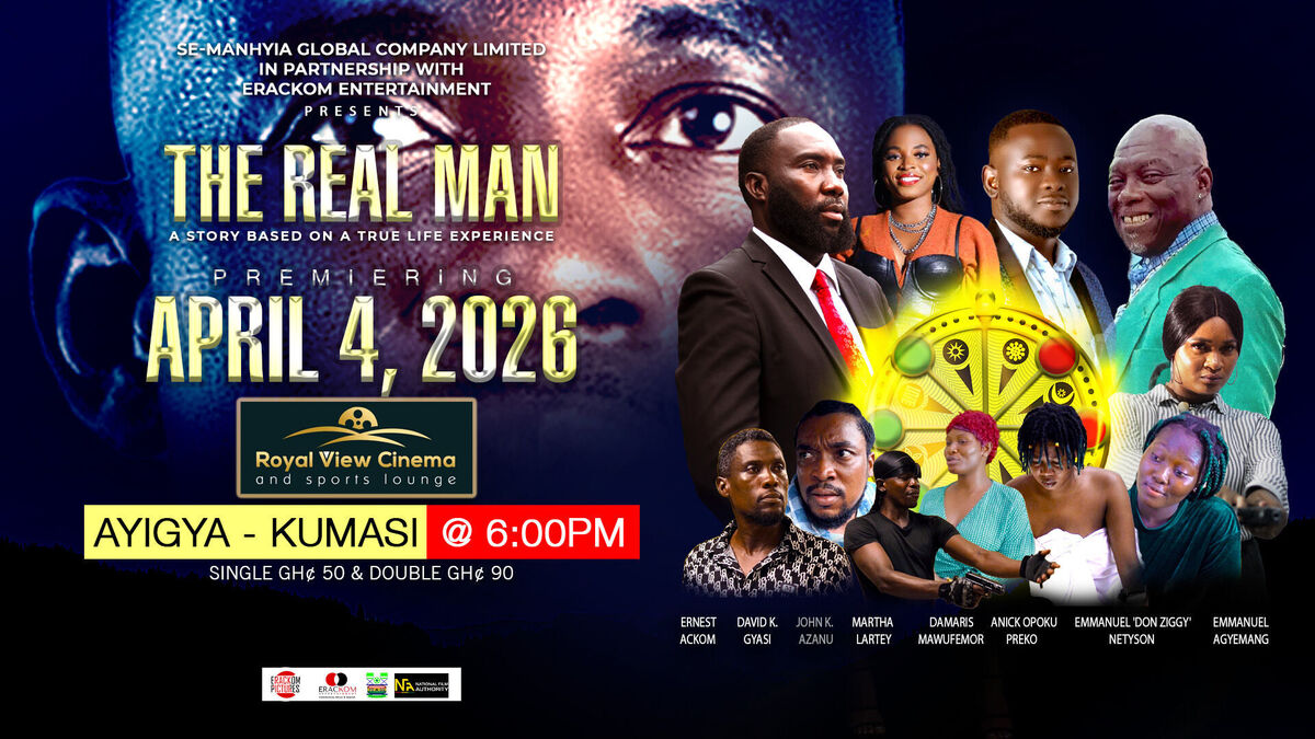 Ghana Events – The Real Man movie premiering @ Royal View Cinema Ayigya Kumasi Ghana Events – The Real Man movie premiering @ Royal View Cinema Ayigya Kumasi