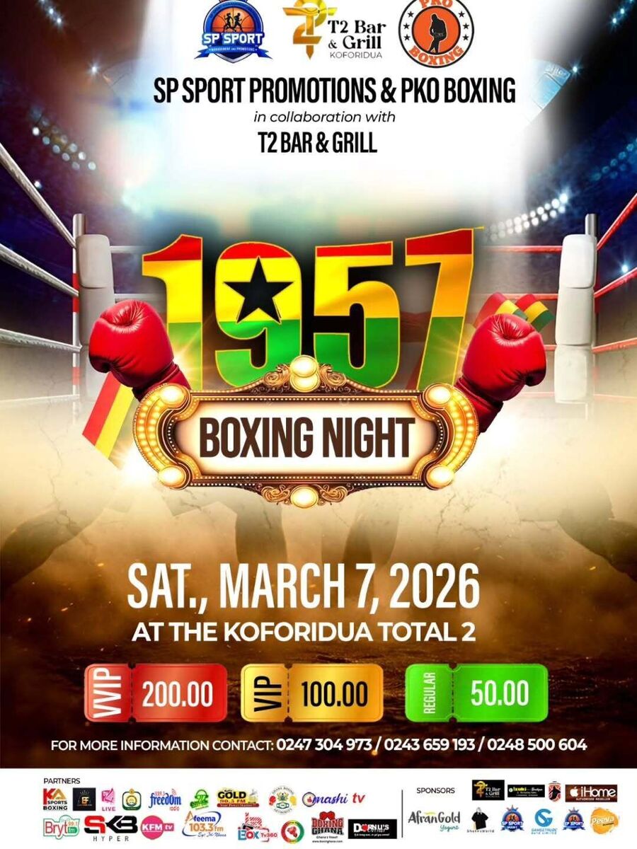 Ghana Events – 1957 BOXING NIGHT Ghana Events – 1957 BOXING NIGHT