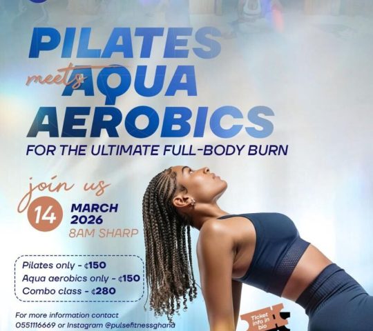 Ghana Events – Pulse Pilates & Aqua Aerobics Class Ghana Events – Pulse Pilates & Aqua Aerobics Class