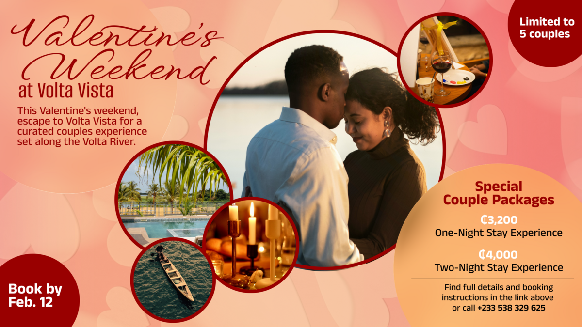 Ghana Events – Valentine’s Weekend at Volta Vista Ghana Events – Valentine’s Weekend at Volta Vista