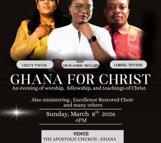 Ghana Events – Ghana for Christ An Evening of Worship, Fellowship, and Teachings Ghana Events – Ghana for Christ An Evening of Worship, Fellowship, and Teachings