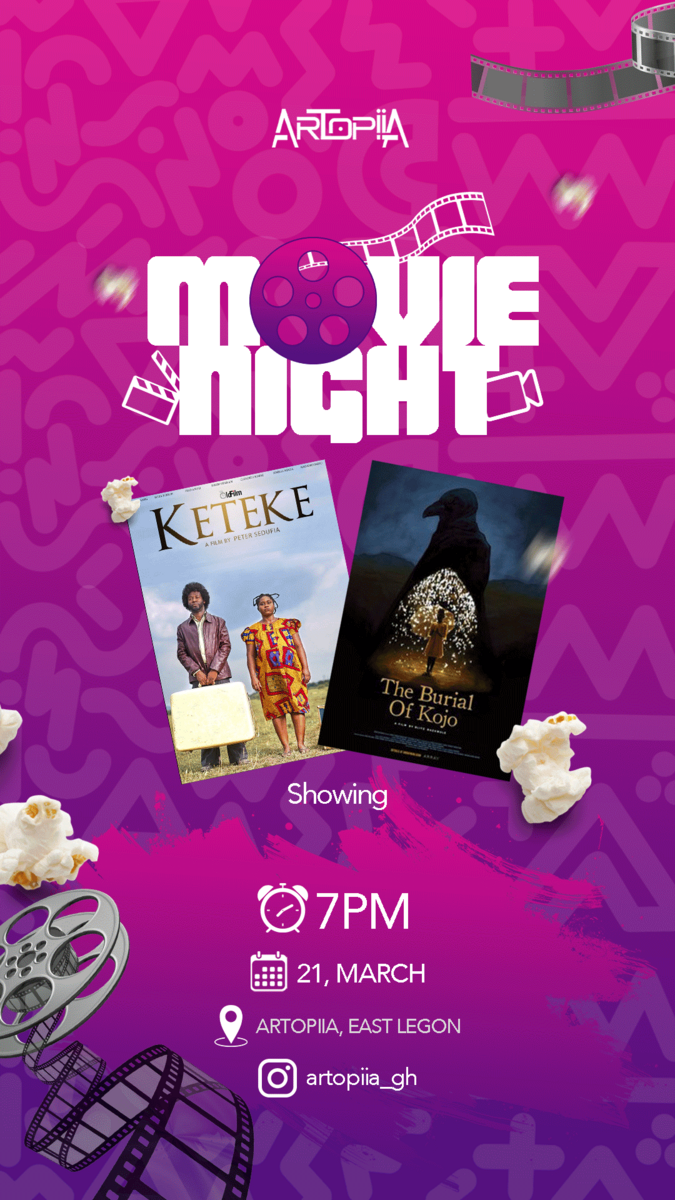 Ghana Events – Movie Night @ Artopiia A Double Feature of Ghanaian Films Ghana Events – Movie Night @ Artopiia A Double Feature of Ghanaian Films