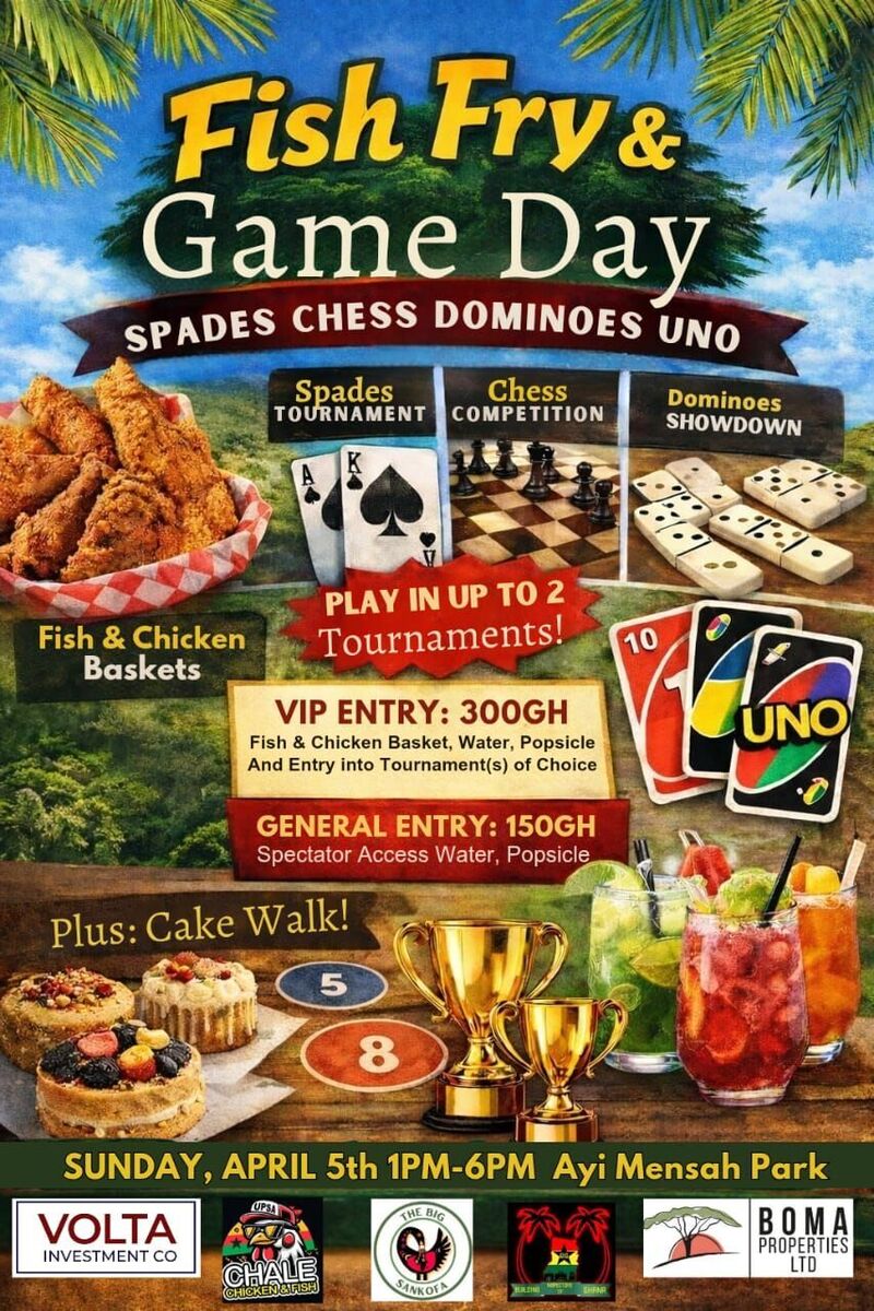 Ghana Events – Fish Fry Game Day Ghana Events – Fish Fry Game Day