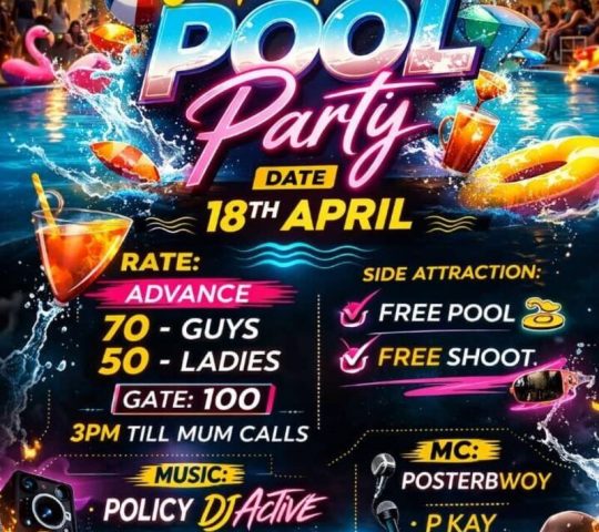 Ghana Events – Ultimate Pool Party Ghana Events – Ultimate Pool Party