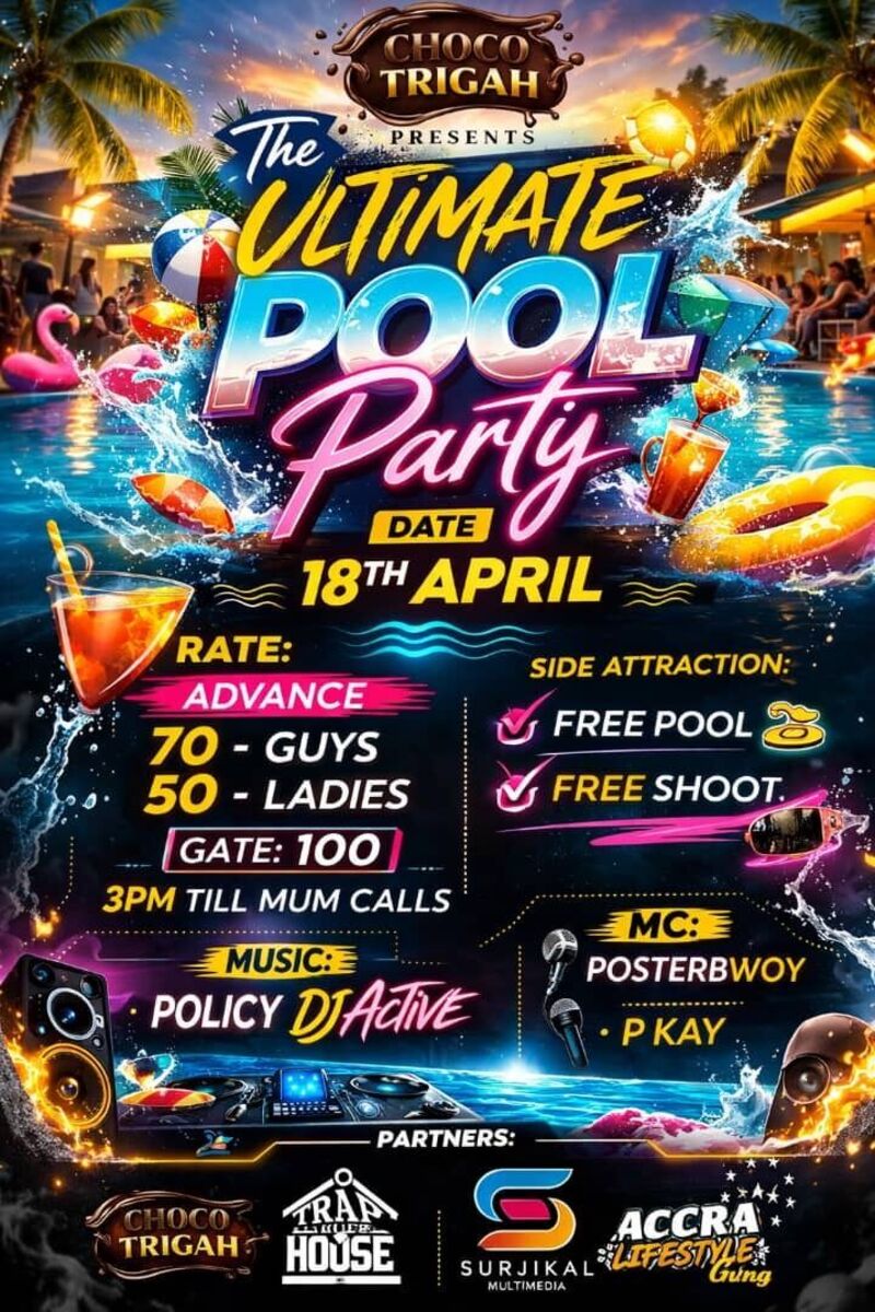 Ghana Events – Ultimate Pool Party Ghana Events – Ultimate Pool Party