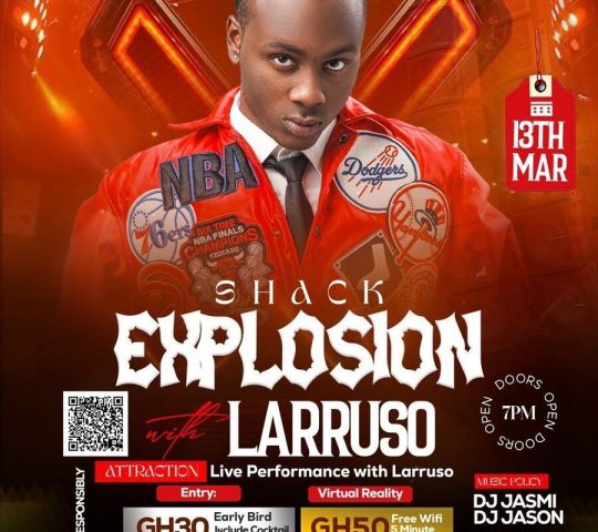 Ghana Events – SHACK EXPLOSION Ghana Events – SHACK EXPLOSION