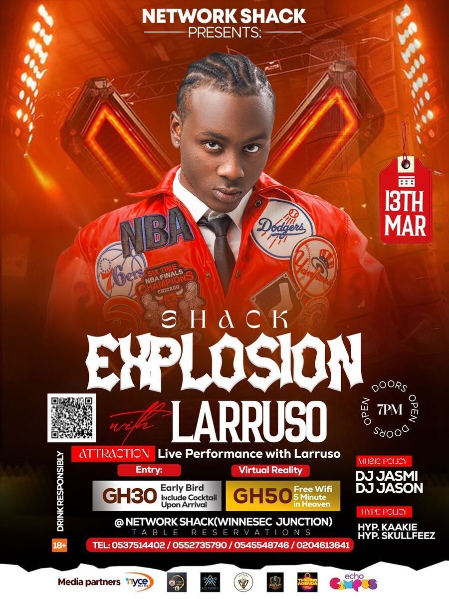 Ghana Events – SHACK EXPLOSION Ghana Events – SHACK EXPLOSION