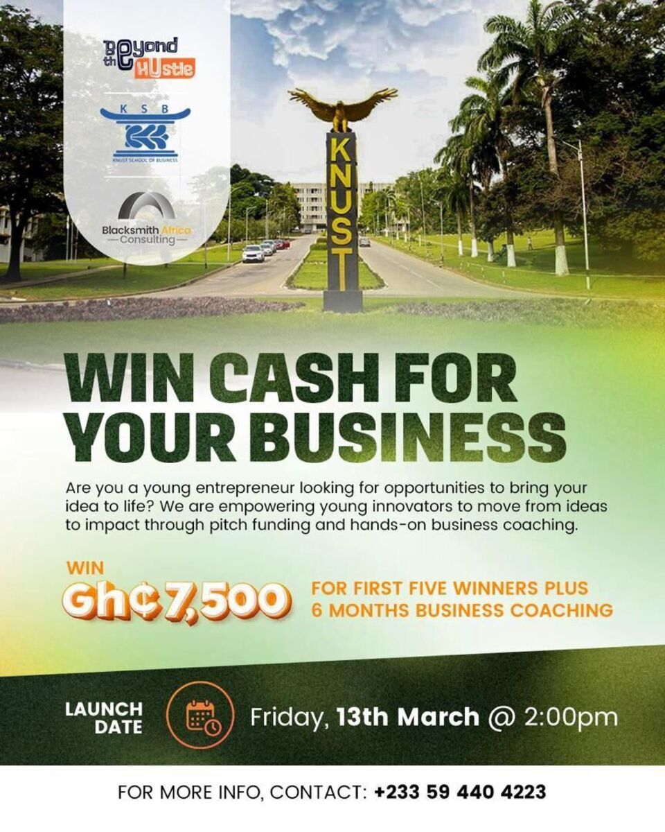 Ghana Events – Beyond the Hustle Innovation Pitch Launch Powered by KSB Sponsored by GCB Ghana Events – Beyond the Hustle Innovation Pitch Launch Powered by KSB Sponsored by GCB