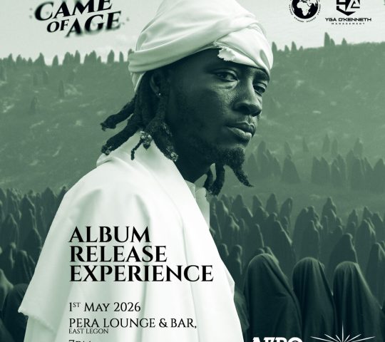 Ghana Events – CAME OF AGE – ALBUM LISTENING EXPERIENCE Ghana Events – CAME OF AGE – ALBUM LISTENING EXPERIENCE