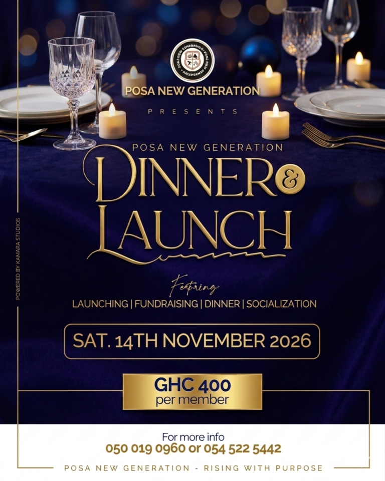 POSA NEW GENERATION DINNER AND LAUNCH