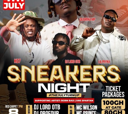 Ghana Events – SNEAKERS NIGHT Ghana Events – SNEAKERS NIGHT