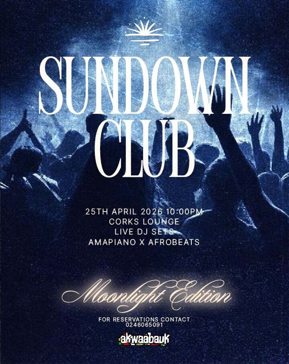 Ghana Events – Sundown Club – Moonlight Edition Ghana Events – Sundown Club – Moonlight Edition