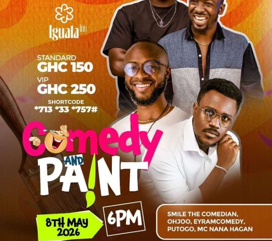 Ghana Events – Comedy and Paint Ghana Events – Comedy and Paint