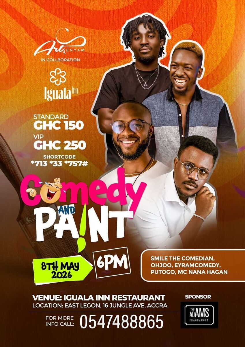 Ghana Events – Comedy and Paint Ghana Events – Comedy and Paint