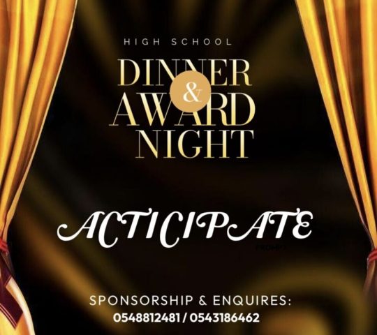 Ghana Events – HIGH SCHOOL DINNER AND AWARDS NIGHT Ghana Events – HIGH SCHOOL DINNER AND AWARDS NIGHT