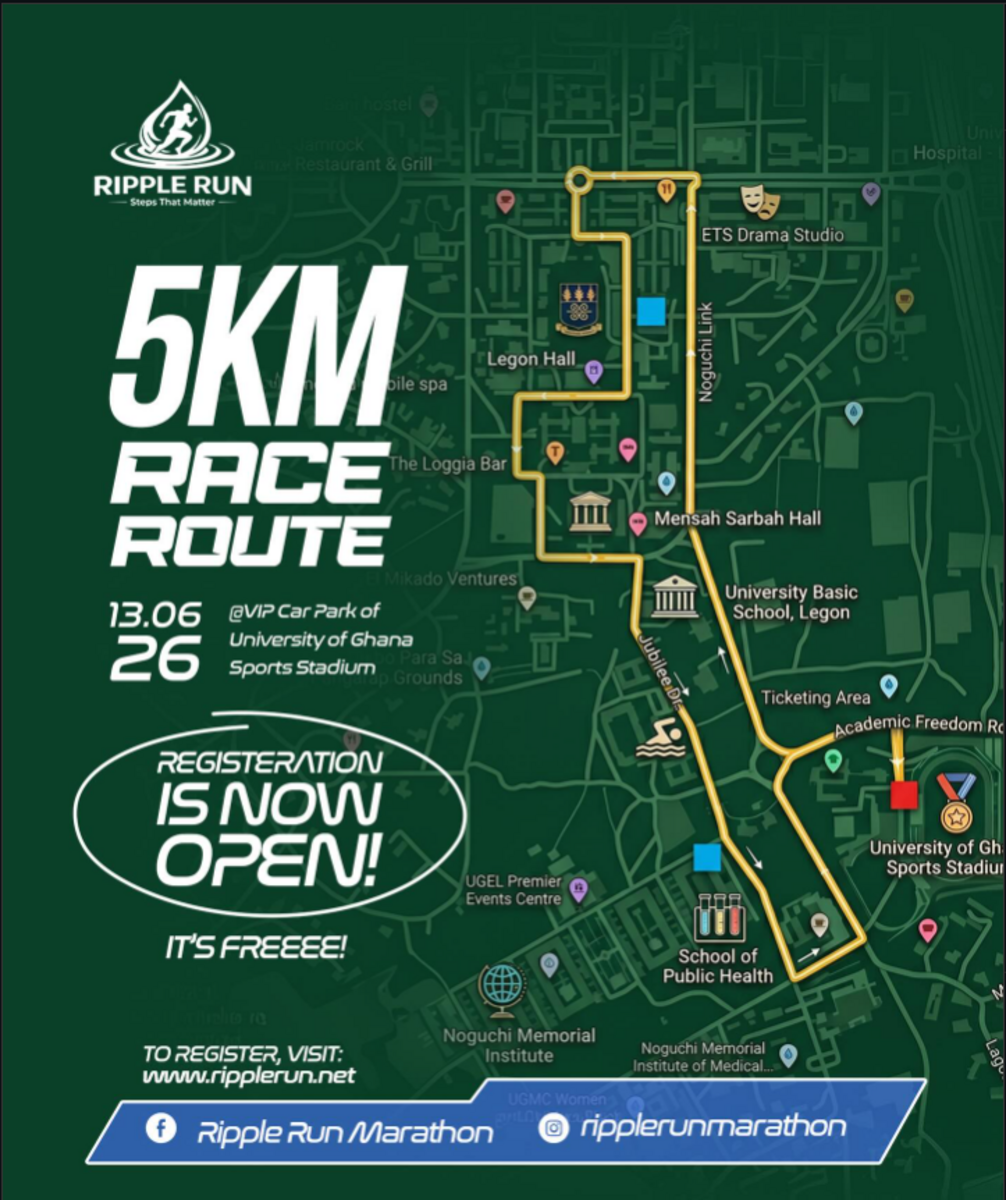 Ghana Events – 5KM RACE ROUTE Ghana Events – 5KM RACE ROUTE