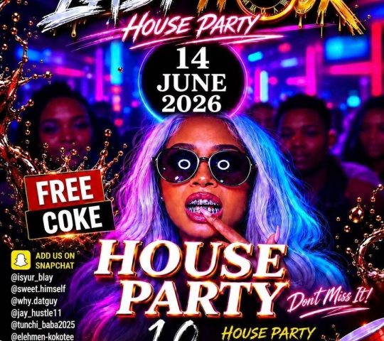 Ghana Events – Last Hour House Party Ghana Events – Last Hour House Party