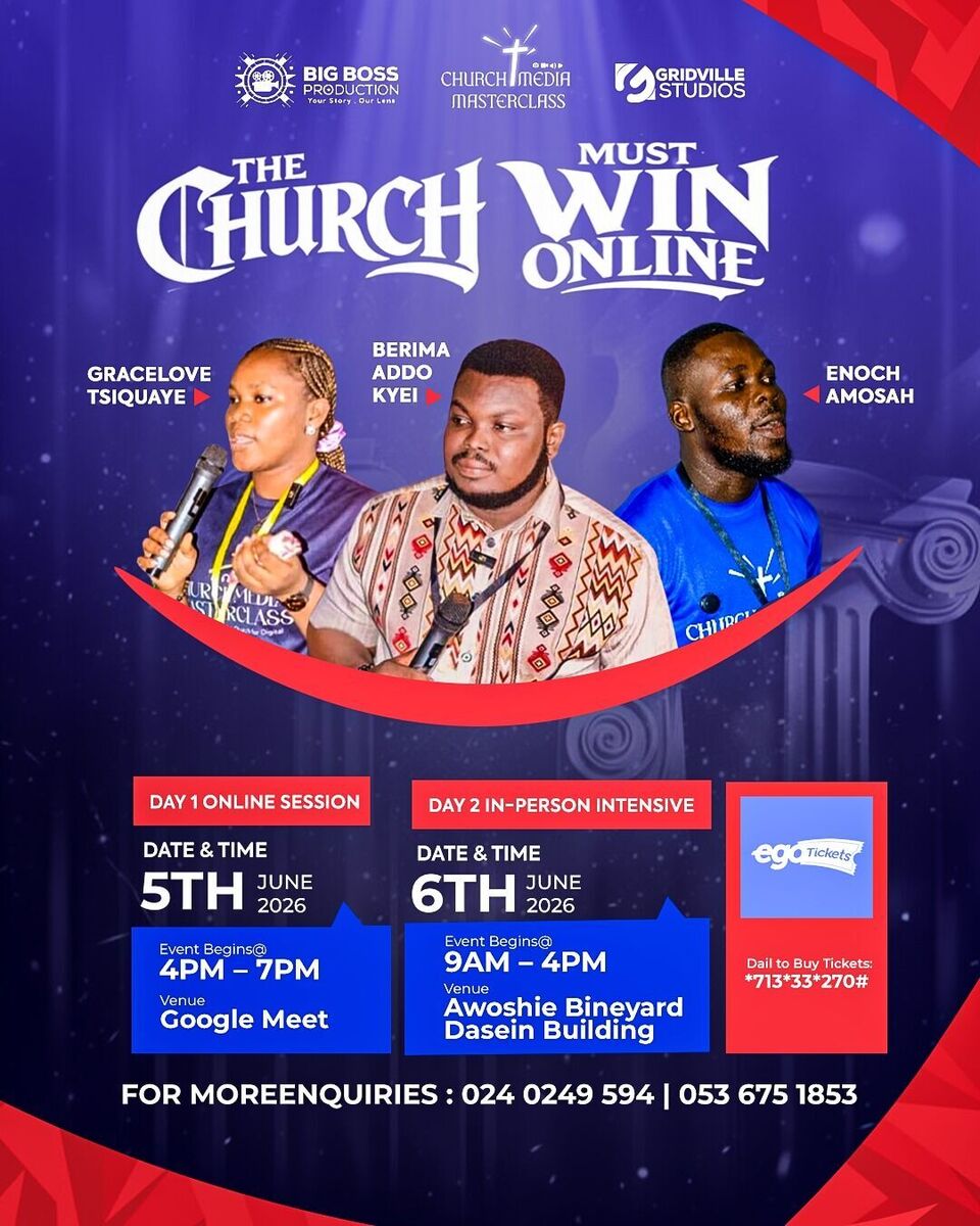 Ghana Events – CHURCH MEDIA MASTERCLASS JUNE COHORT Ghana Events – CHURCH MEDIA MASTERCLASS JUNE COHORT