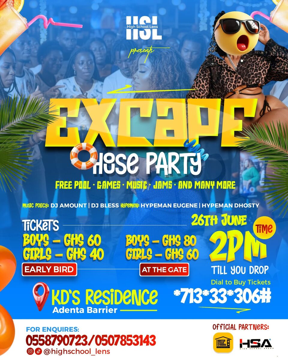 Ghana Events – Escape House Party Ghana Events – Escape House Party
