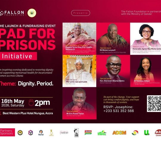 Ghana Events – Pad for Prisons Launch & Fundraising by The Fallon Foundation Ghana Events – Pad for Prisons Launch & Fundraising by The Fallon Foundation