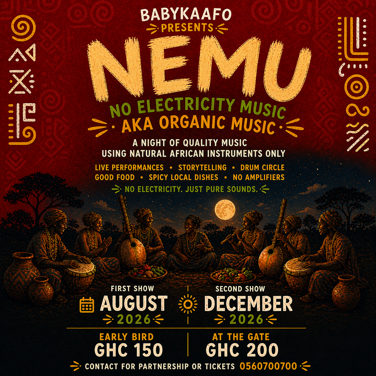 Ghana Events – NEMU ( No Electricity Music) Ghana Events – NEMU ( No Electricity Music)