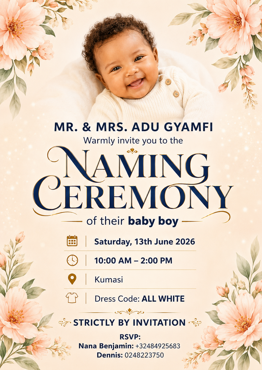 Ghana Events – Naming ceremony Ghana Events – Naming ceremony